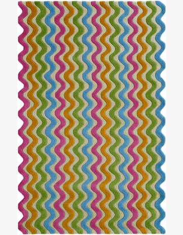 5' 1 x 8' Happy Rugs Wool