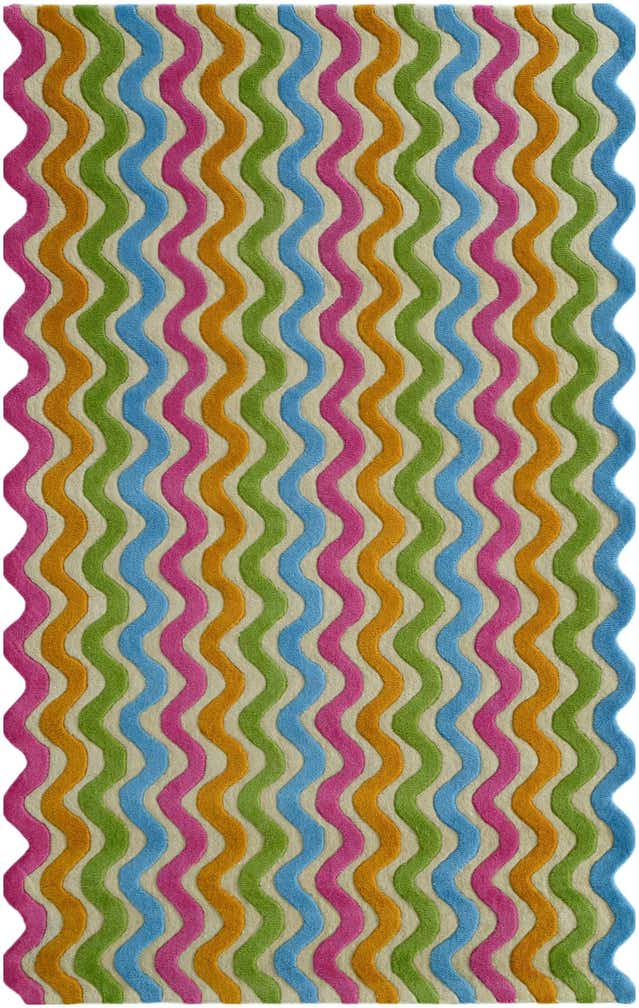 5' 1 x 8' Happy Rugs Wool