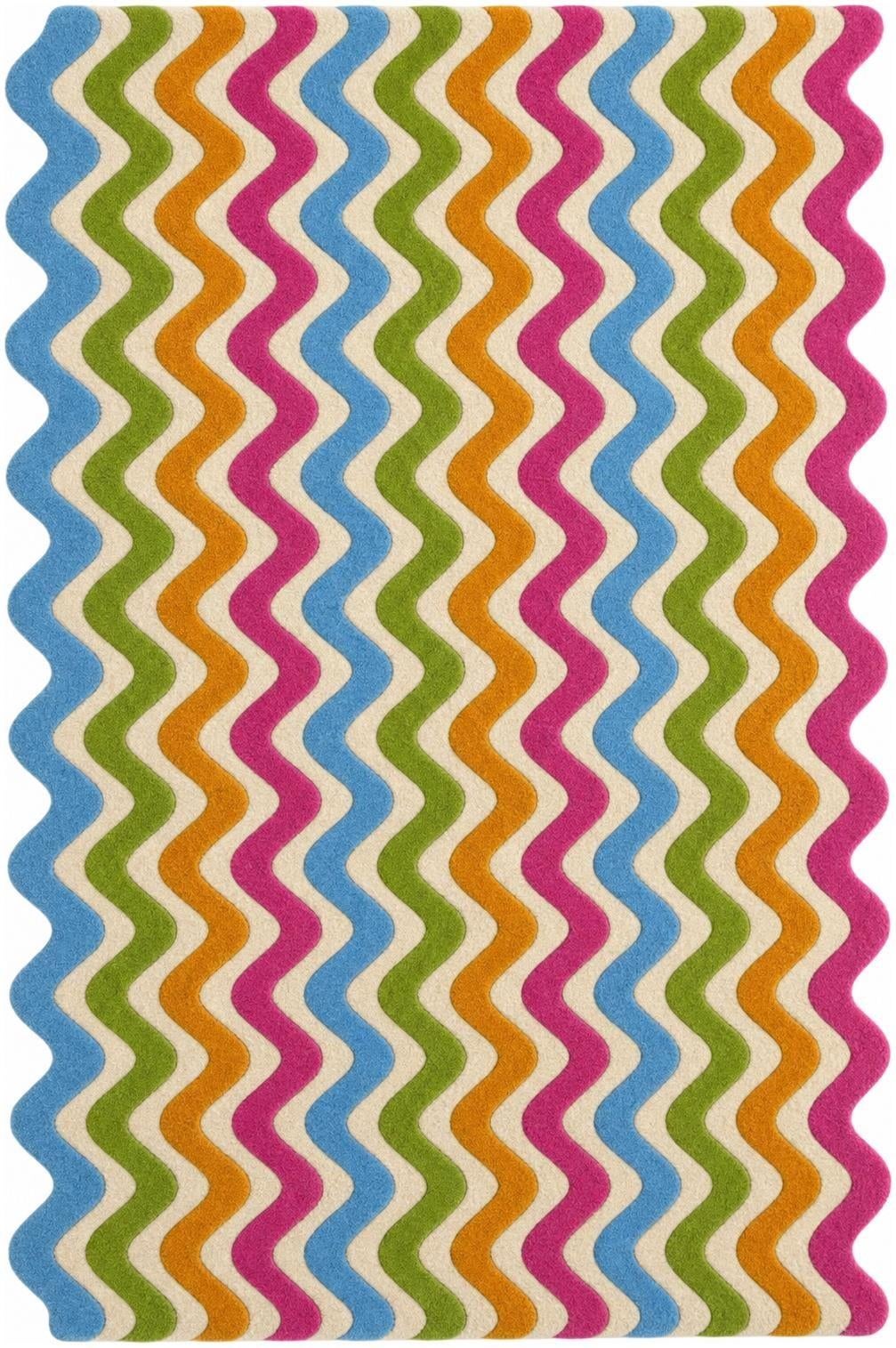 4' 1 x 6' 1 Happy Rugs Wool