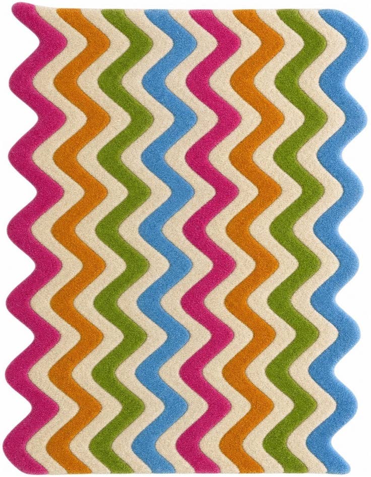 Detail image of 2' x 3' 1 Happy Rugs Wool