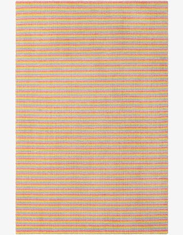 5' 1 x 8' Hand Woven Happy Rugs Happy Home Wool