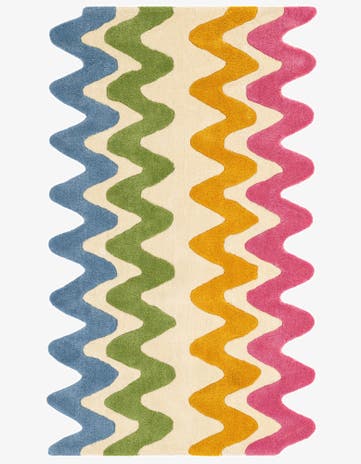 Happy Rugs Wavy Wool