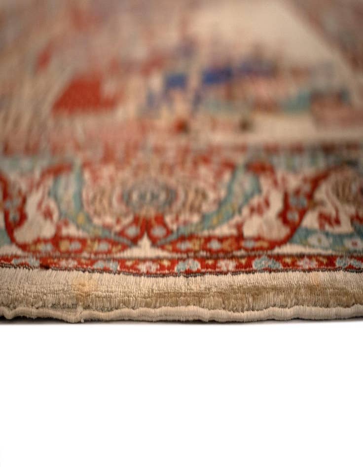 Detail image of 2' 2 x 3' 1 Hereke Silk Rug