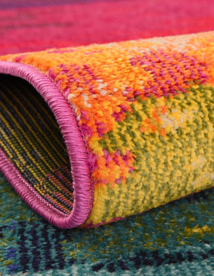 Detail image of 10' 6 x 16' 5 Washable Hyacinth Rug