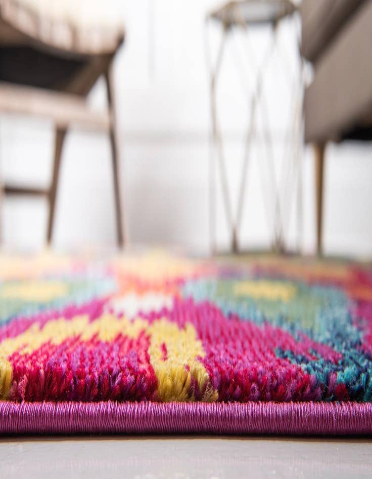 Detail image of 3' 3 x 5' 3 Washable Hyacinth Rug