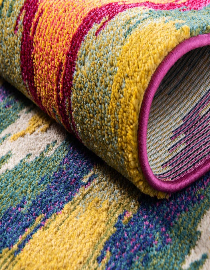 Detail image of 3' 3 x 5' 3 Washable Hyacinth Rug