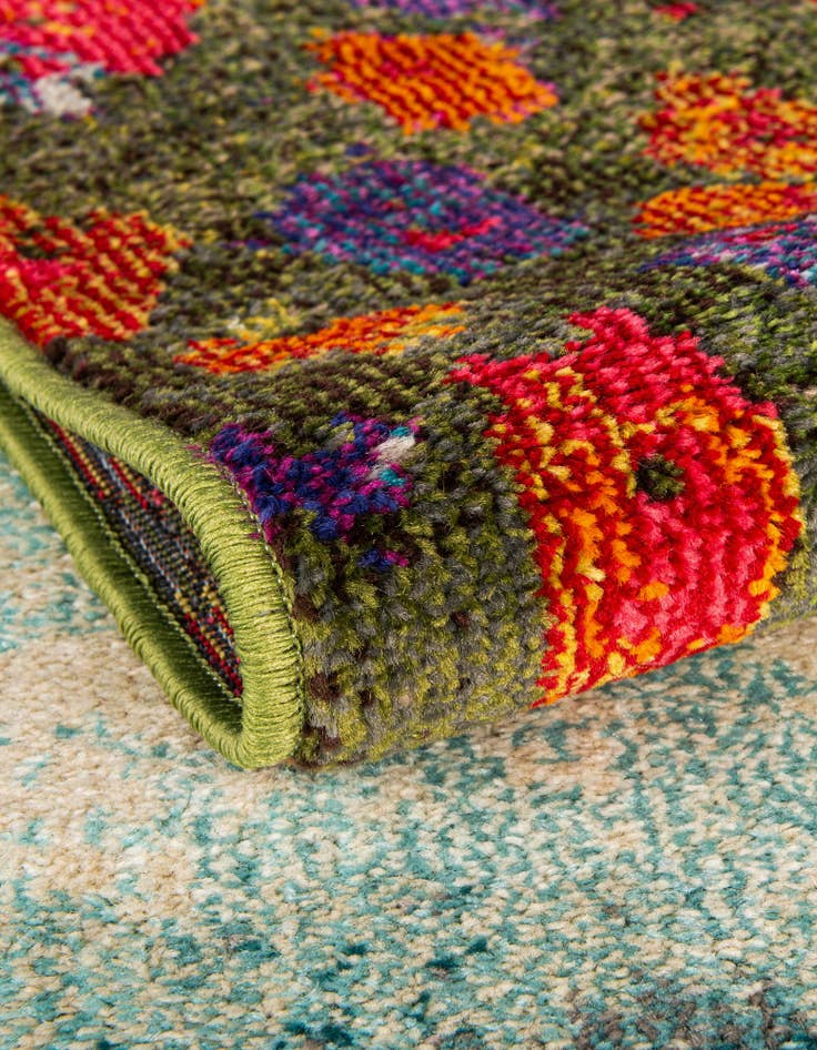 Detail image of 3' 3 x 5' 3 Washable Hyacinth Rug