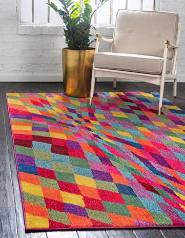 8' x 10' Washable Hyacinth Rug