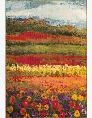 8' x 11' Washable Hyacinth Rug