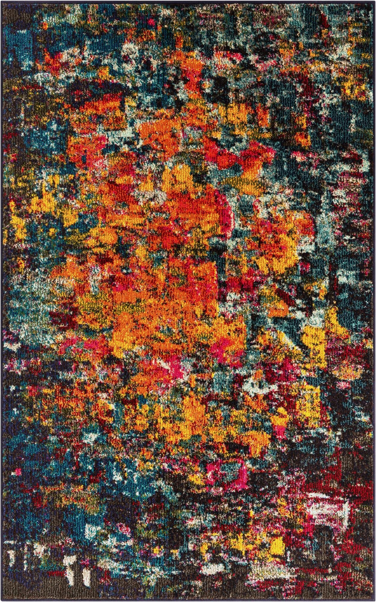 3' 3 x 5' 3 Washable Hyacinth Rug