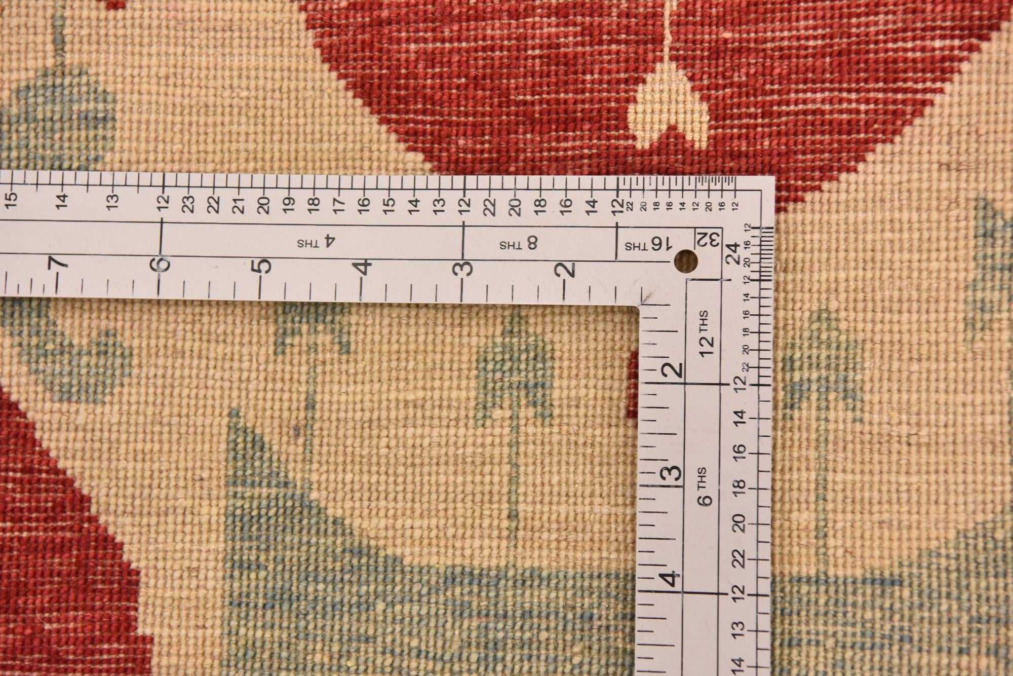 6' x 7' 10 Hand Knotted Ikat Rug