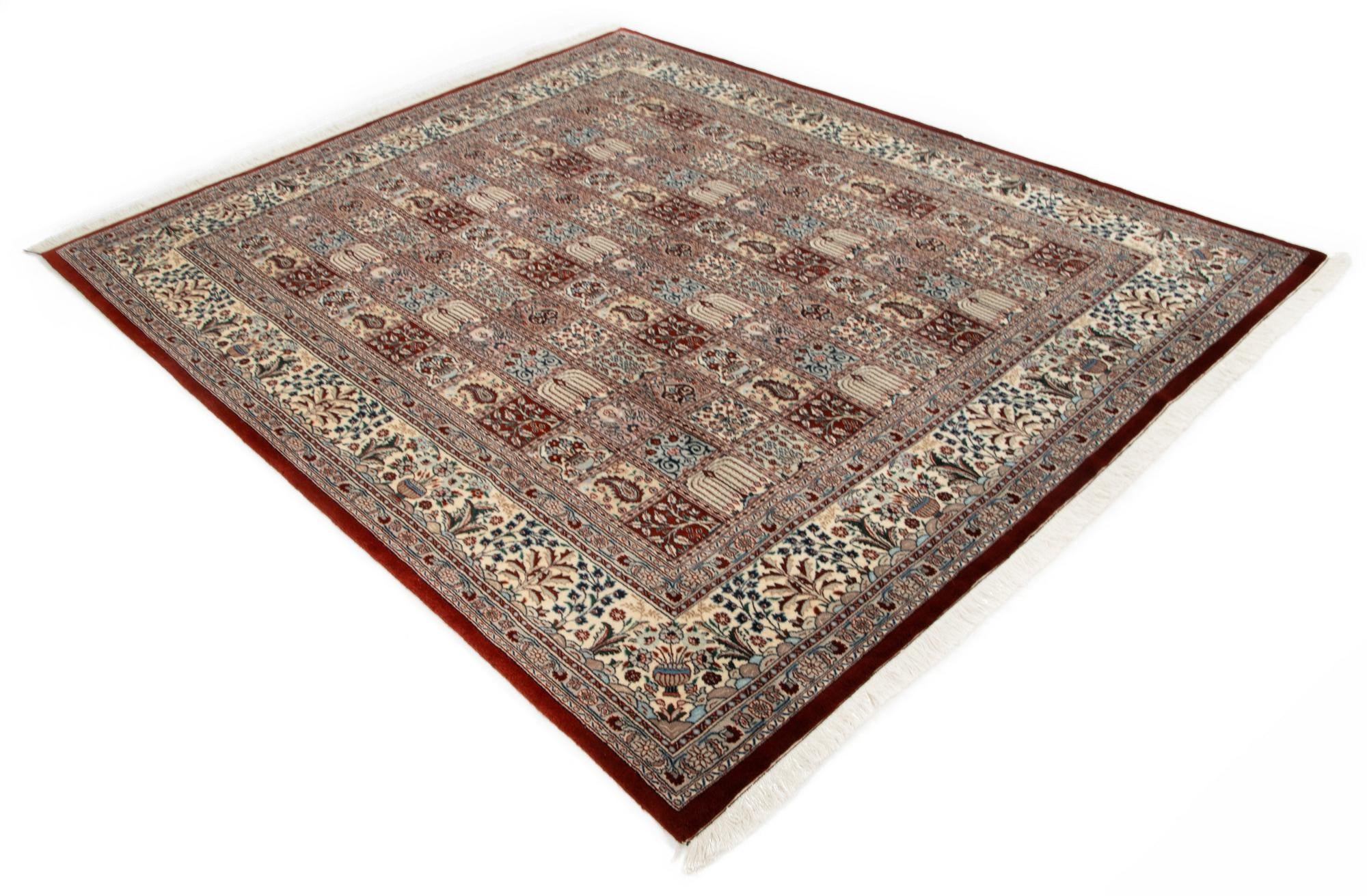 7' 11 x 9' 6 Hand Knotted Indo Bachtiar Wool Rug