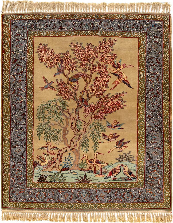 Detail image of 3' 5 x 5' 7 Isfahan Rug