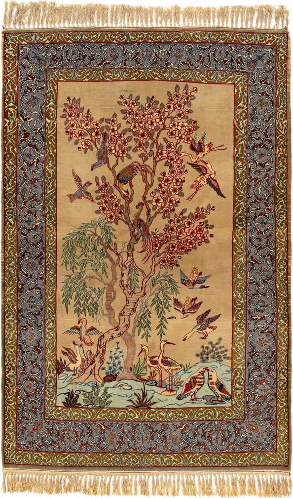 3' 5 x 5' 7 Isfahan Rug