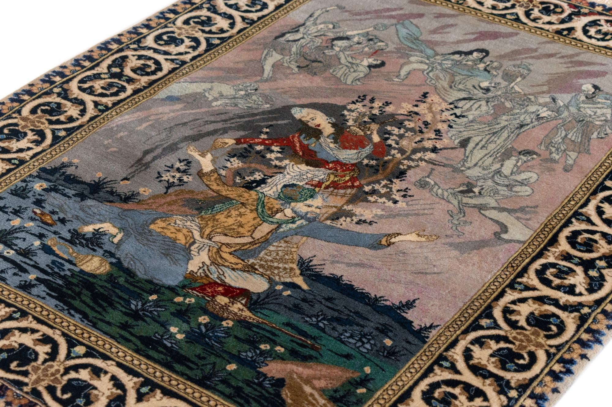 3' 3 x 4' 5 Isfahan Rug