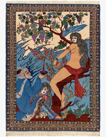 3' 8 x 5' 2 Isfahan Rug
