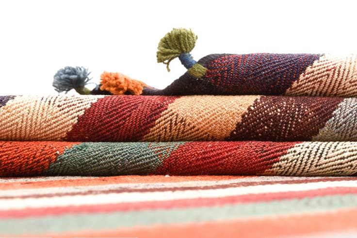 Detail image of 4' 9 x 7' 2 Jajim Rug