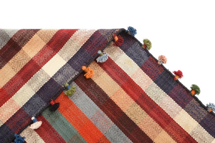 Detail image of 4' 9 x 7' 2 Jajim Rug