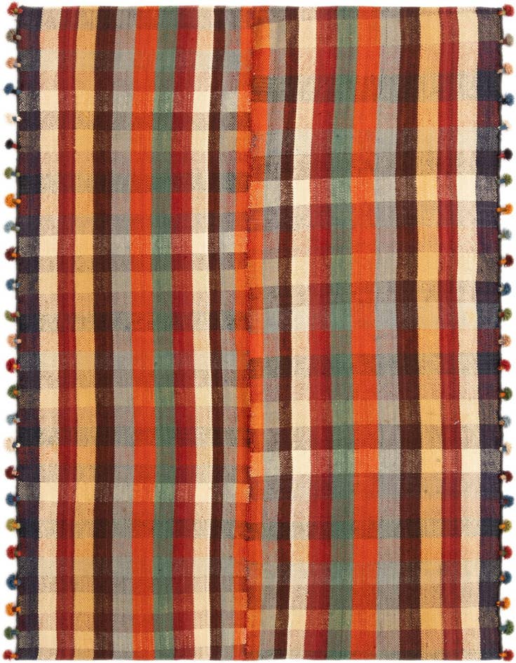 Detail image of 4' 9 x 7' 2 Jajim Rug