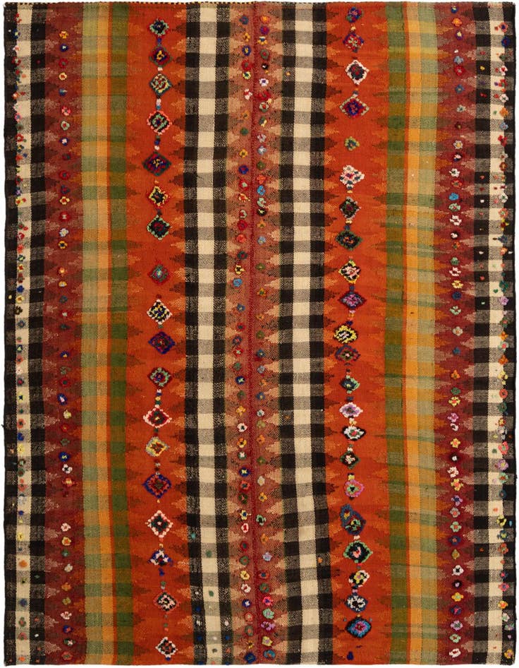 Detail image of 5' 5 x 6' 8 Jajim Rug