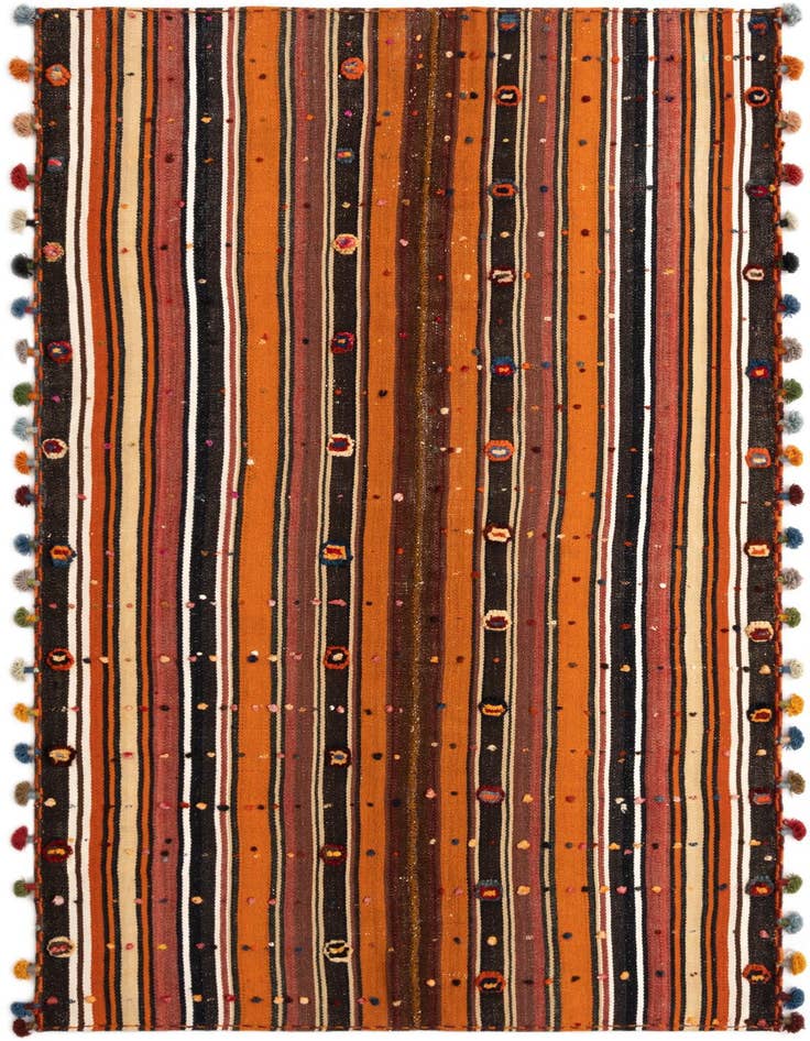 Detail image of 4' 3 x 7' 7 Jajim Rug
