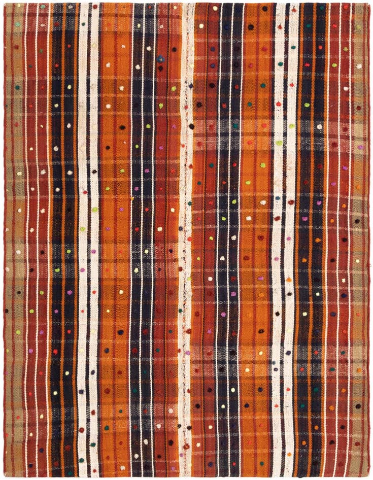 Detail image of 4' 5 x 5' 9 Jajim Rug