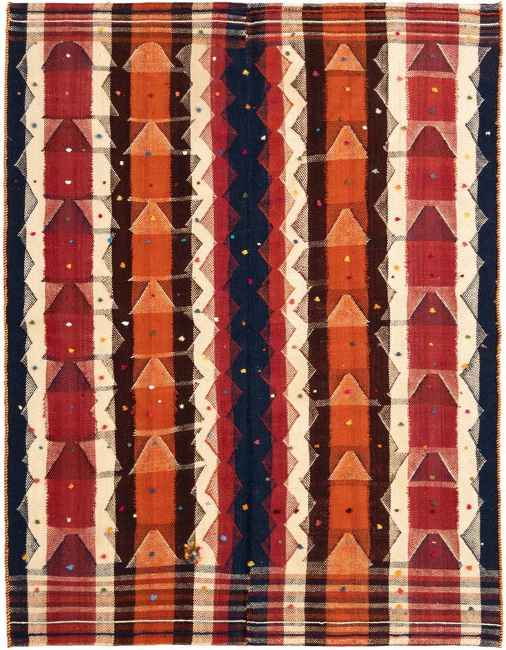 Detail image of 4' 6 x 6' 9 Jajim Rug