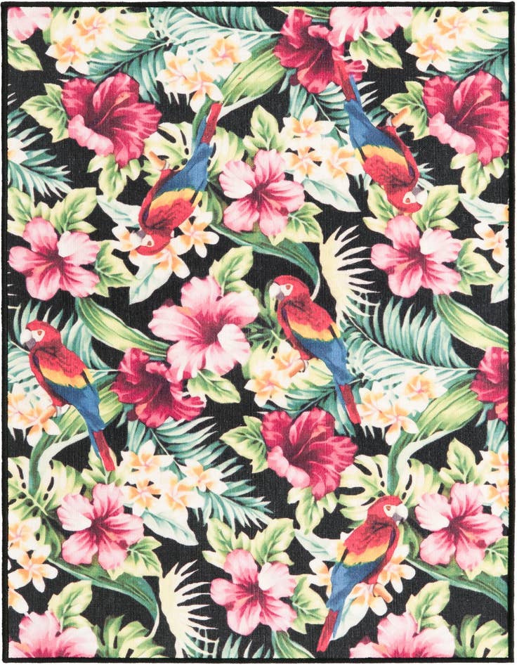 Detail image of 4' x 6' Easy-Clean Jill Zarin Caribbean Saint Lucia Indoor / Outdoor Rug