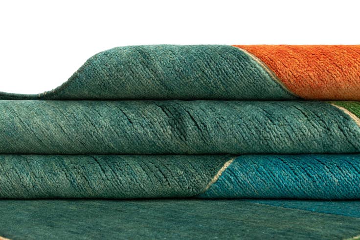 Detail image of 4' 11 x 6' 5 Juma Wool Rug