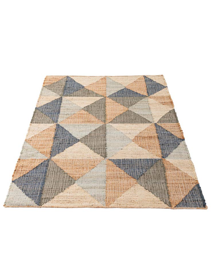 Detail image of 4' 3 x 6' 6 Hand Woven Kala Handwoven Jute Rug