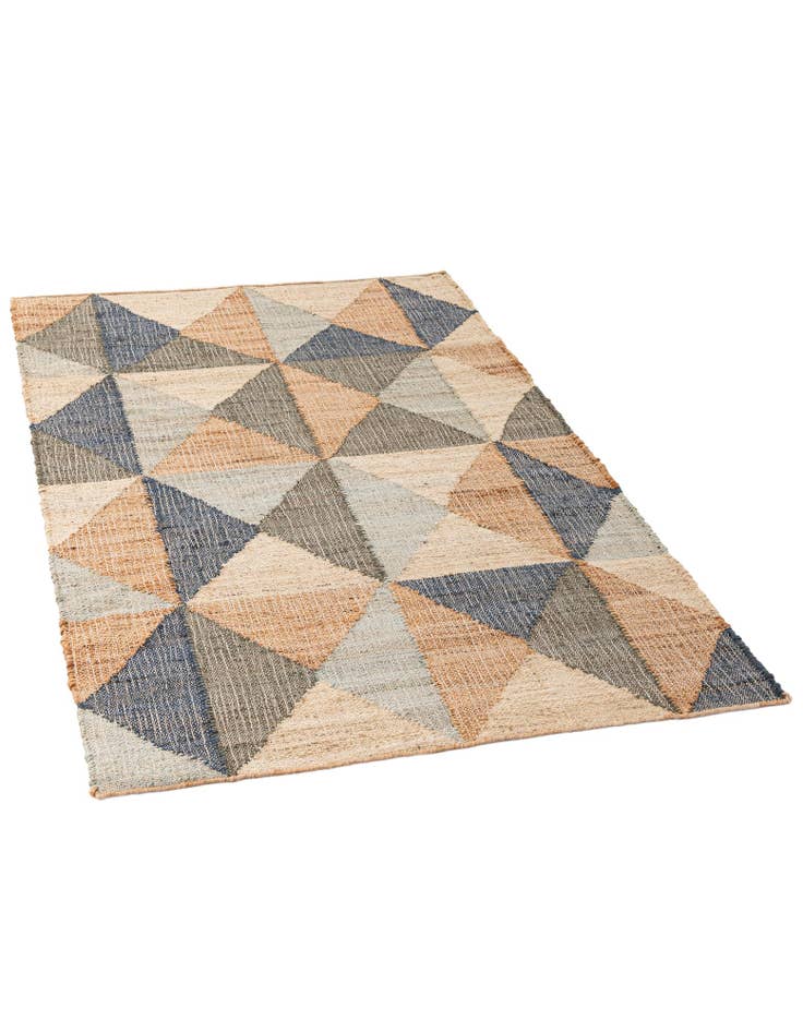 Detail image of 4' 3 x 6' 6 Hand Woven Kala Handwoven Jute Rug