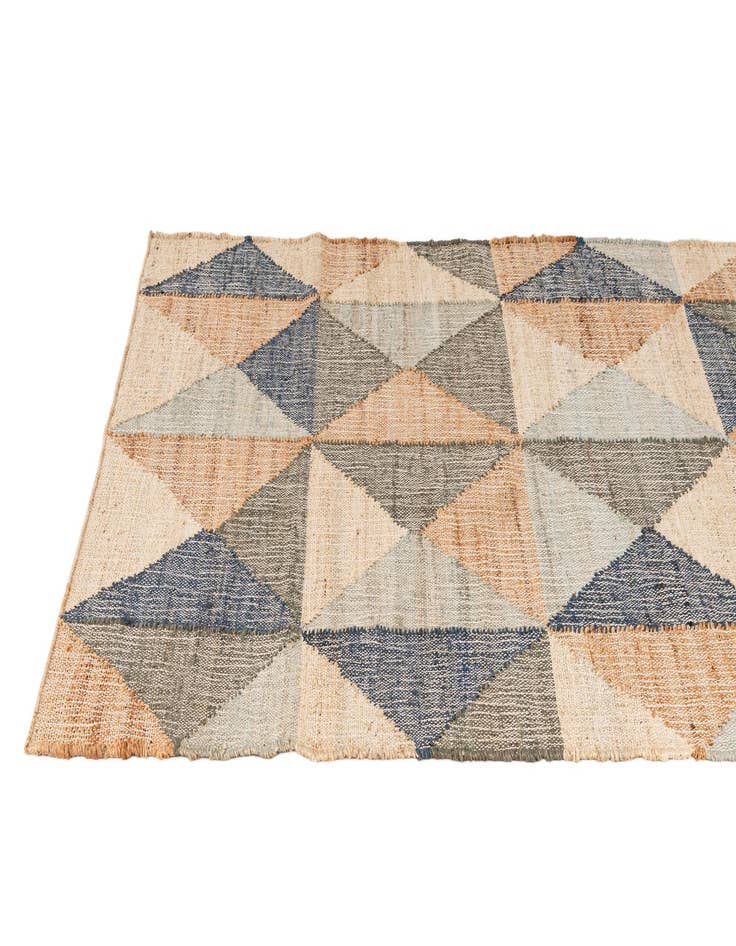 Detail image of 4' 3 x 6' 6 Hand Woven Kala Handwoven Jute Rug