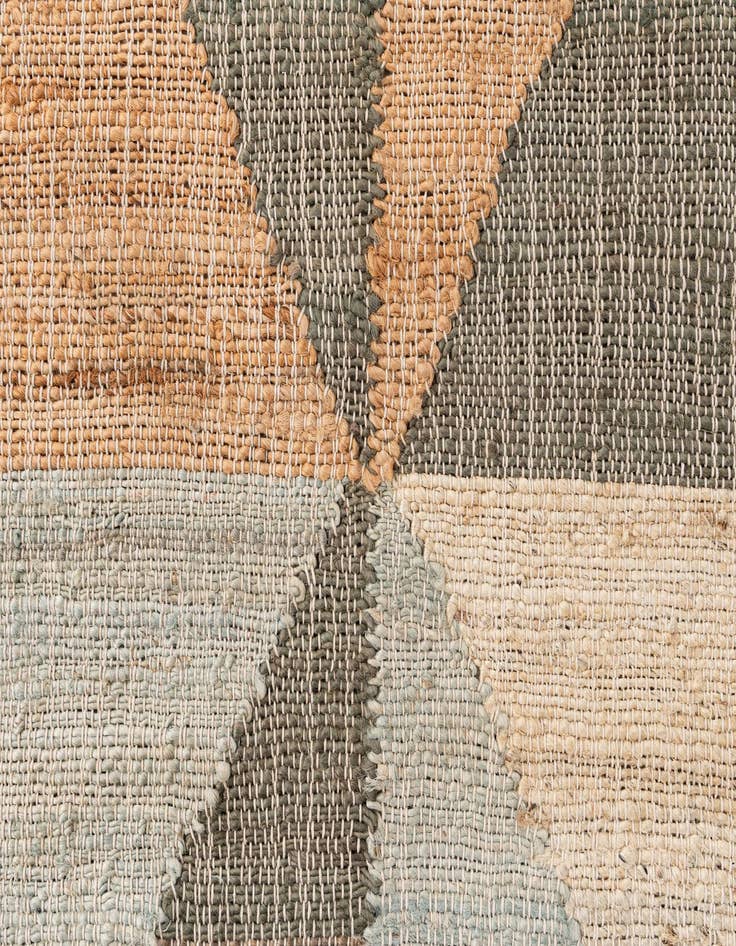Detail image of 4' 3 x 6' 6 Hand Woven Kala Handwoven Jute Rug