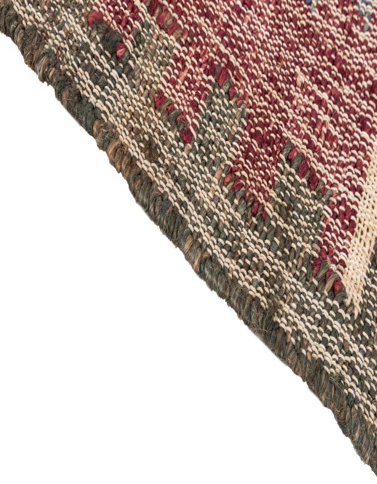 Detail image of 4' 2 x 6' 3  Hand Woven Kala Handwoven Jute Rug