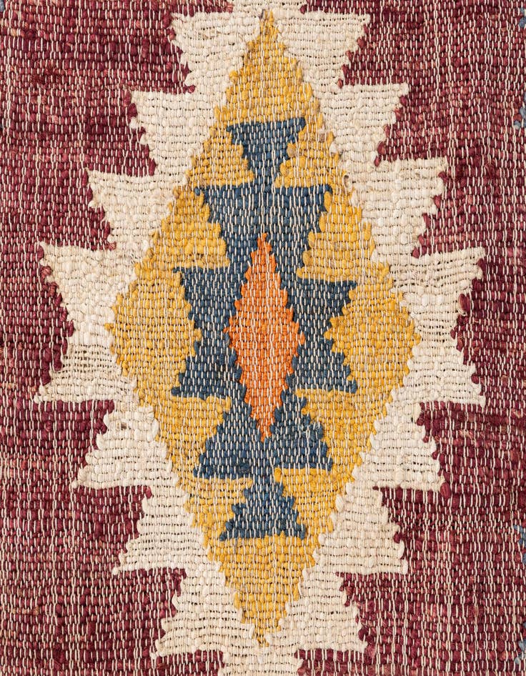 Detail image of 4' 2 x 6' 3  Hand Woven Kala Handwoven Jute Rug