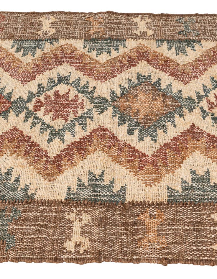 Detail image of 3' 4 x 5' 1 Hand Woven Kala Handwoven Jute Rug