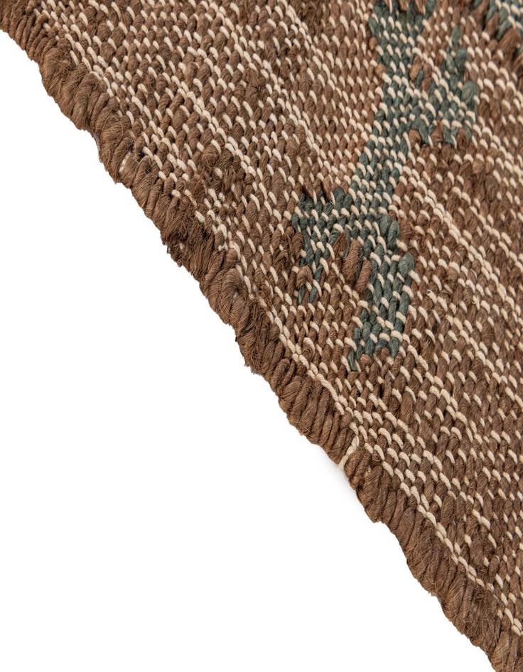 Detail image of 3' 4 x 5' 1 Hand Woven Kala Handwoven Jute Rug