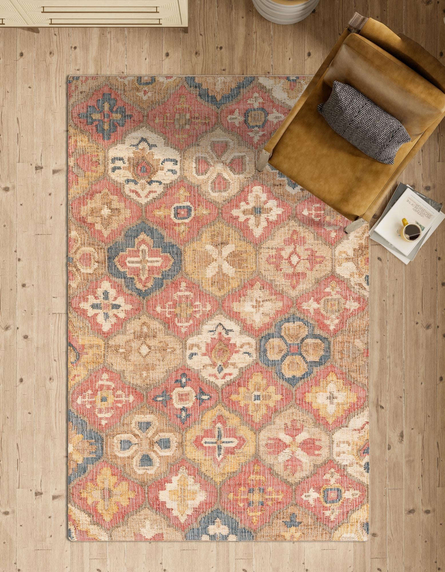 4' 1 x 6' 1 Hand Woven Kala Handwoven Jute Rug