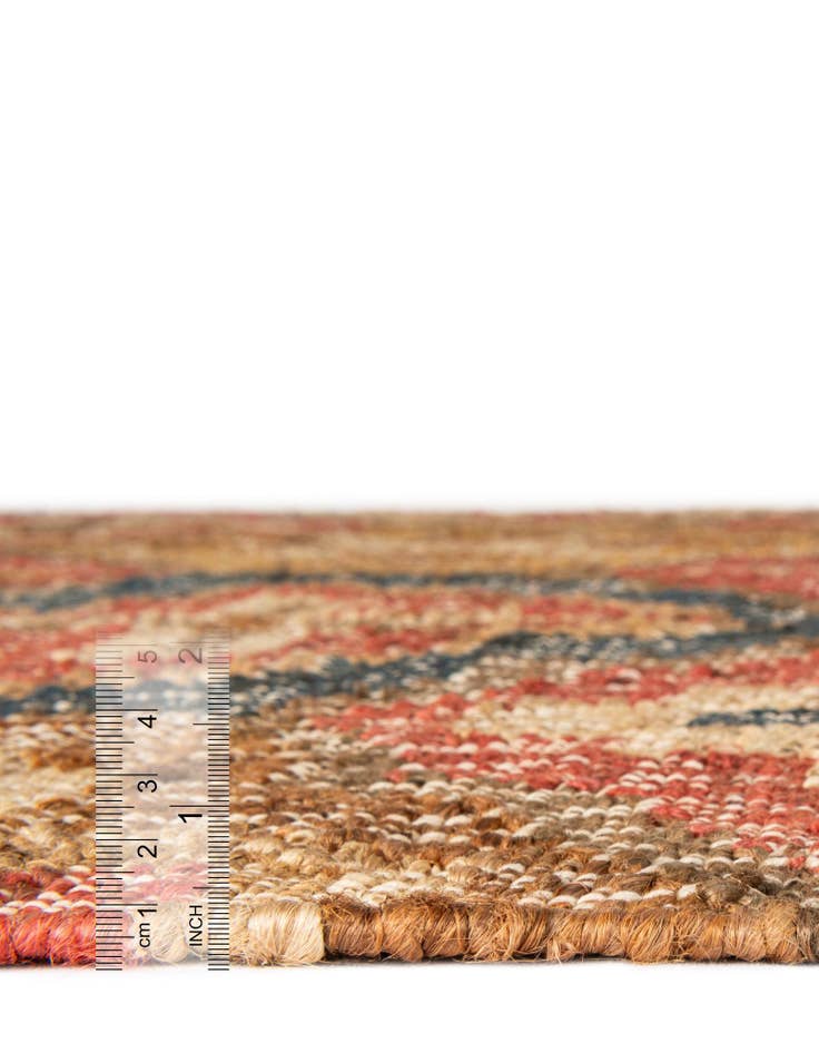 Detail image of 2' x 3' 1 Hand Woven Kala Handwoven Jute Rug