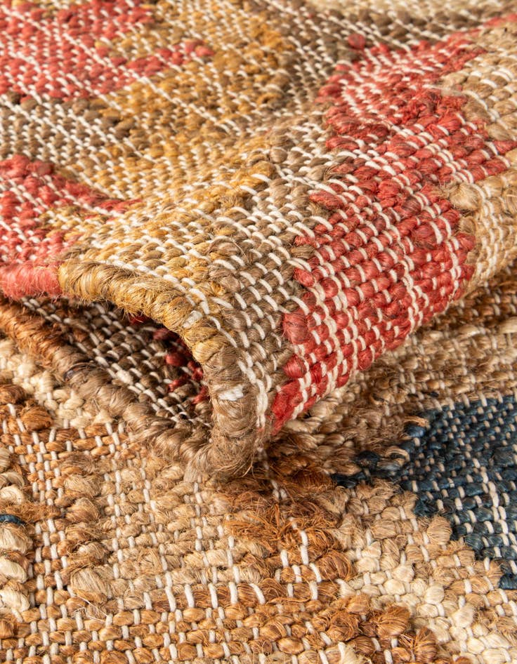 Detail image of 2' x 3' 1 Hand Woven Kala Handwoven Jute Rug