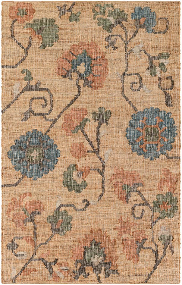 Detail image of 5' 1 x 8' Hand Woven Kala Handwoven Jute Rug
