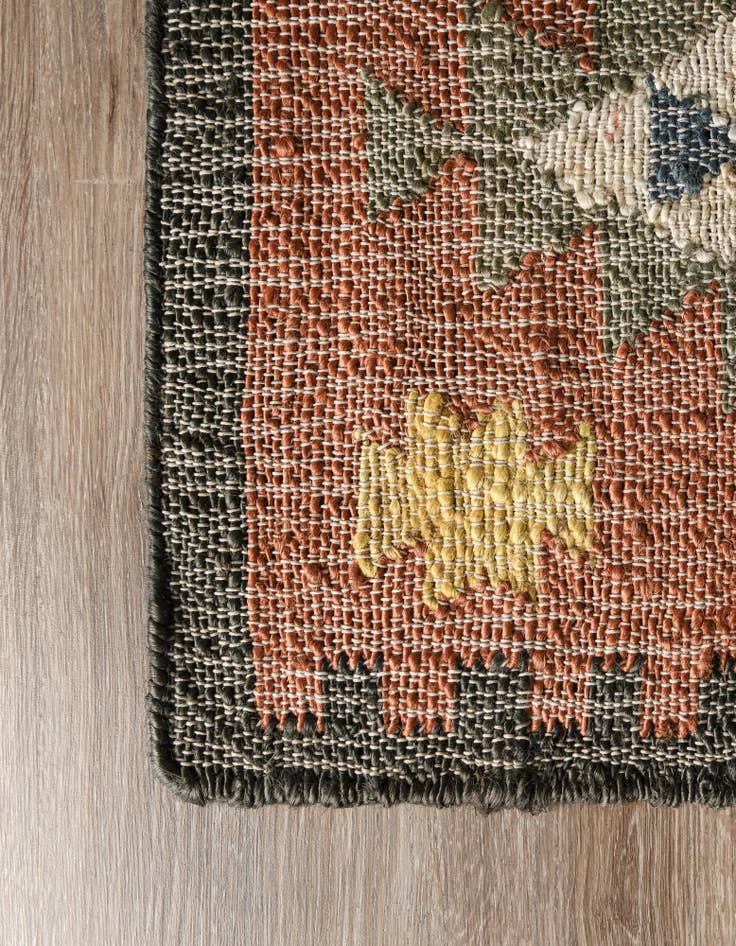 Detail image of 4' 1 x 6' 1  Hand Woven Kala Handwoven Jute Rug