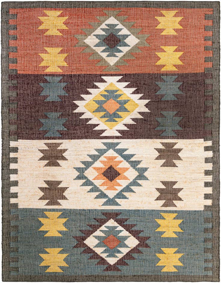 Detail image of 9' x 12' Hand Woven Kala Handwoven Jute Rug
