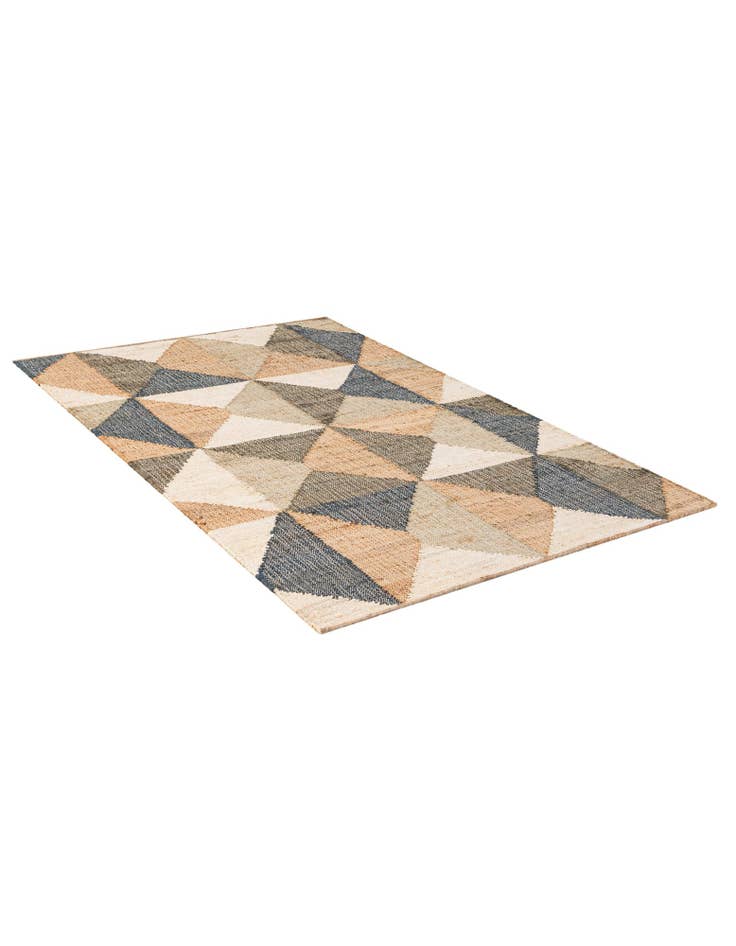 Detail image of 4' 1 x 6' 1  Hand Woven Kala Handwoven Jute Rug