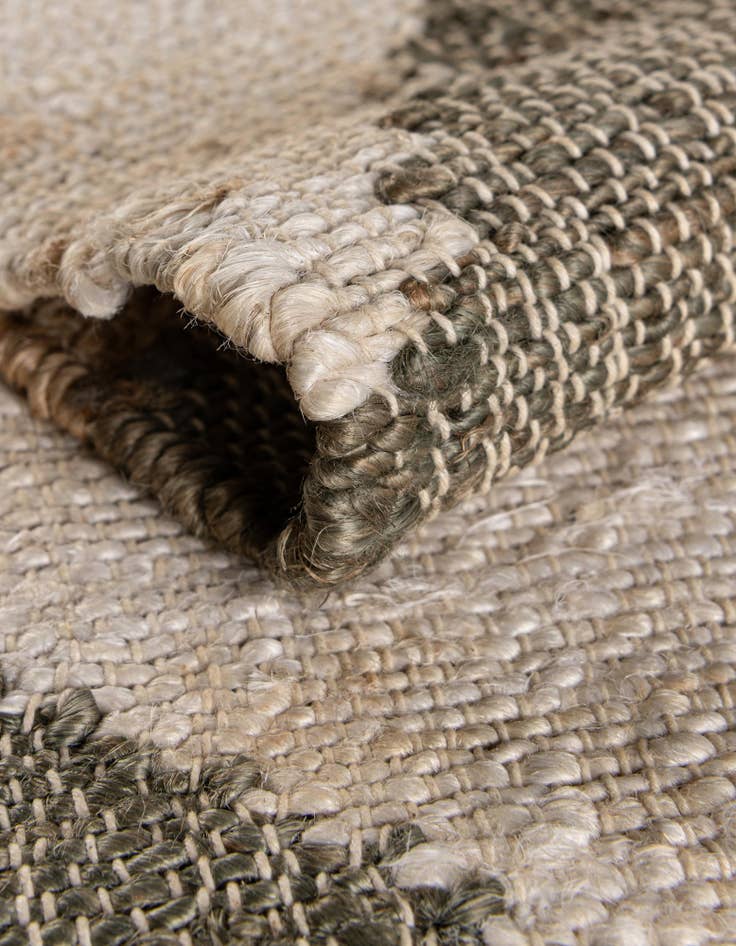 Detail image of 5' 1 x 8'  Hand Woven Kala Handwoven Jute Rug