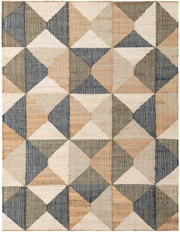 Detail image of 5' 1 x 8' Hand Woven Kala Handwoven Jute Rug