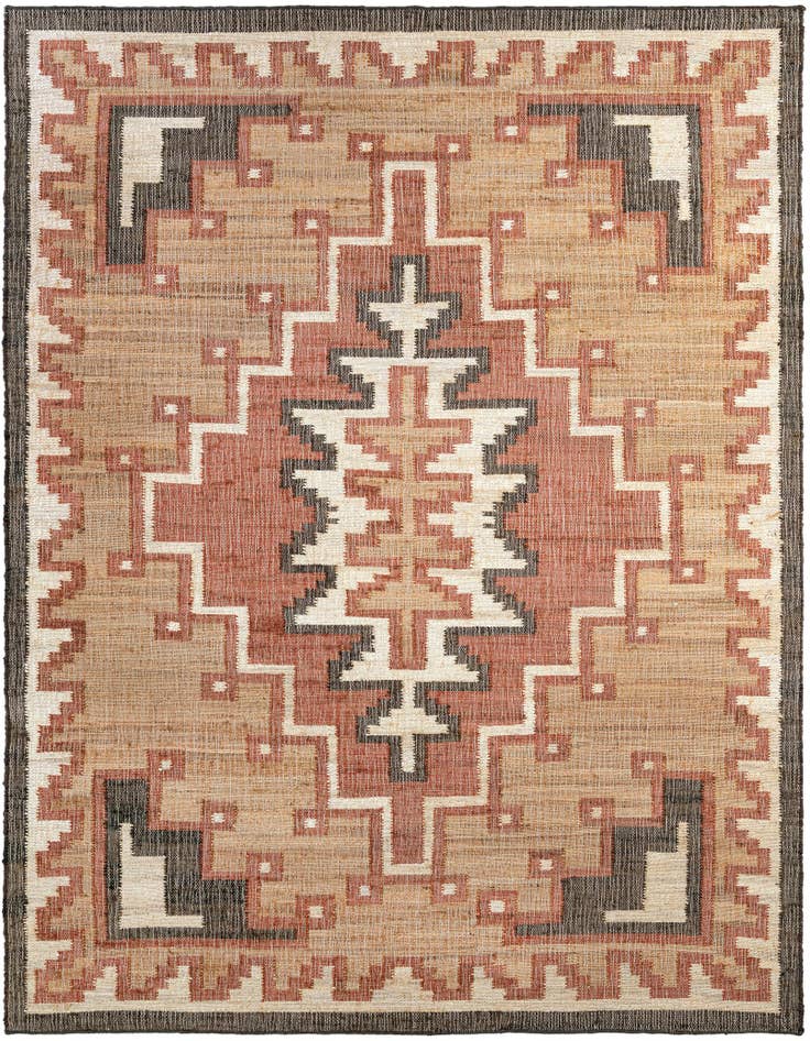 Detail image of 7' 10 x 10' Hand Woven Kala Handwoven Jute Rug