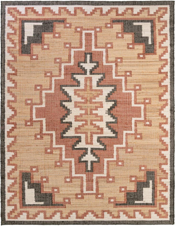 Detail image of 9' x 12' Hand Woven Kala Handwoven Jute Rug