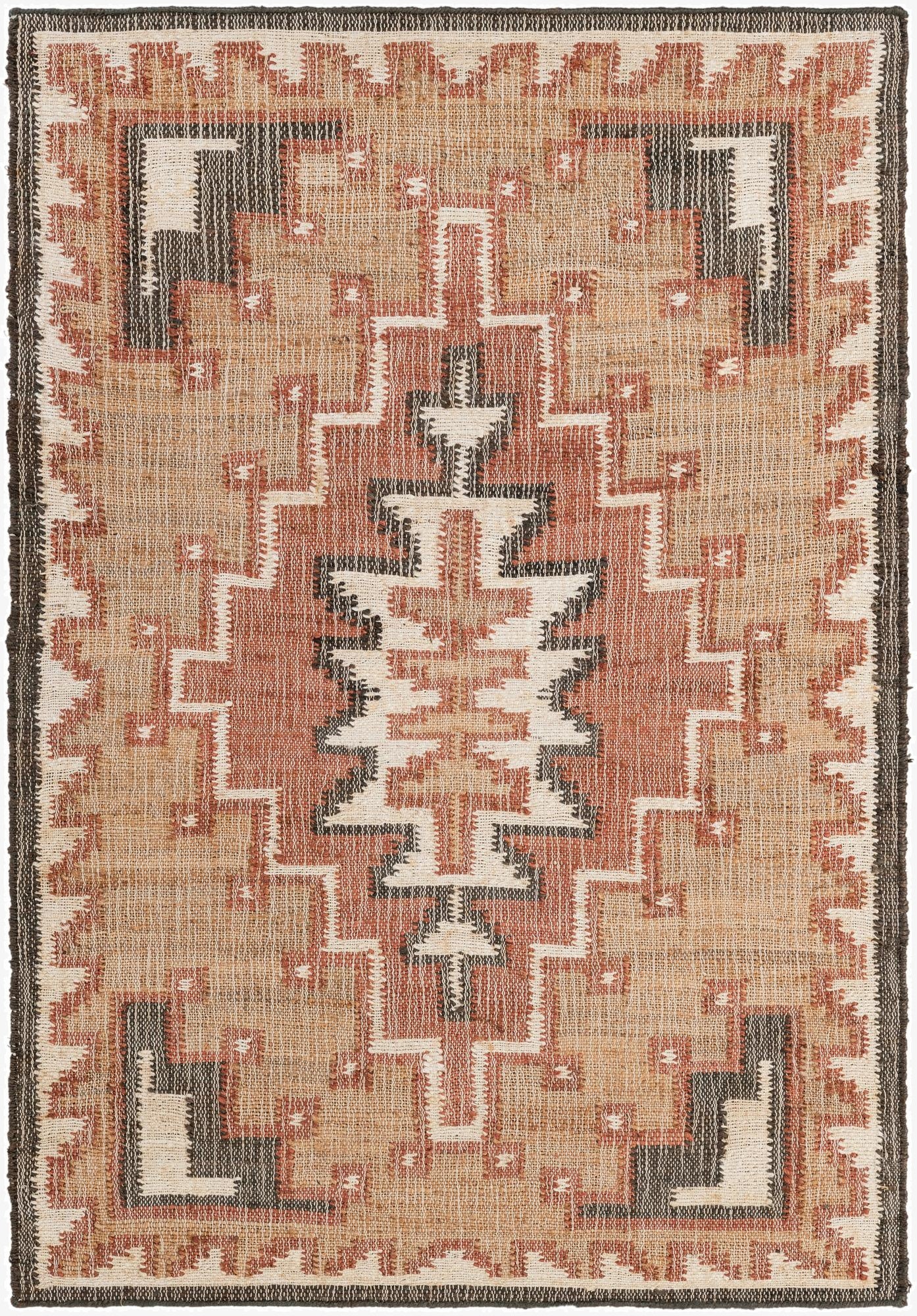 4' 1 x 6' 1 Hand Woven Kala Handwoven Jute Rug