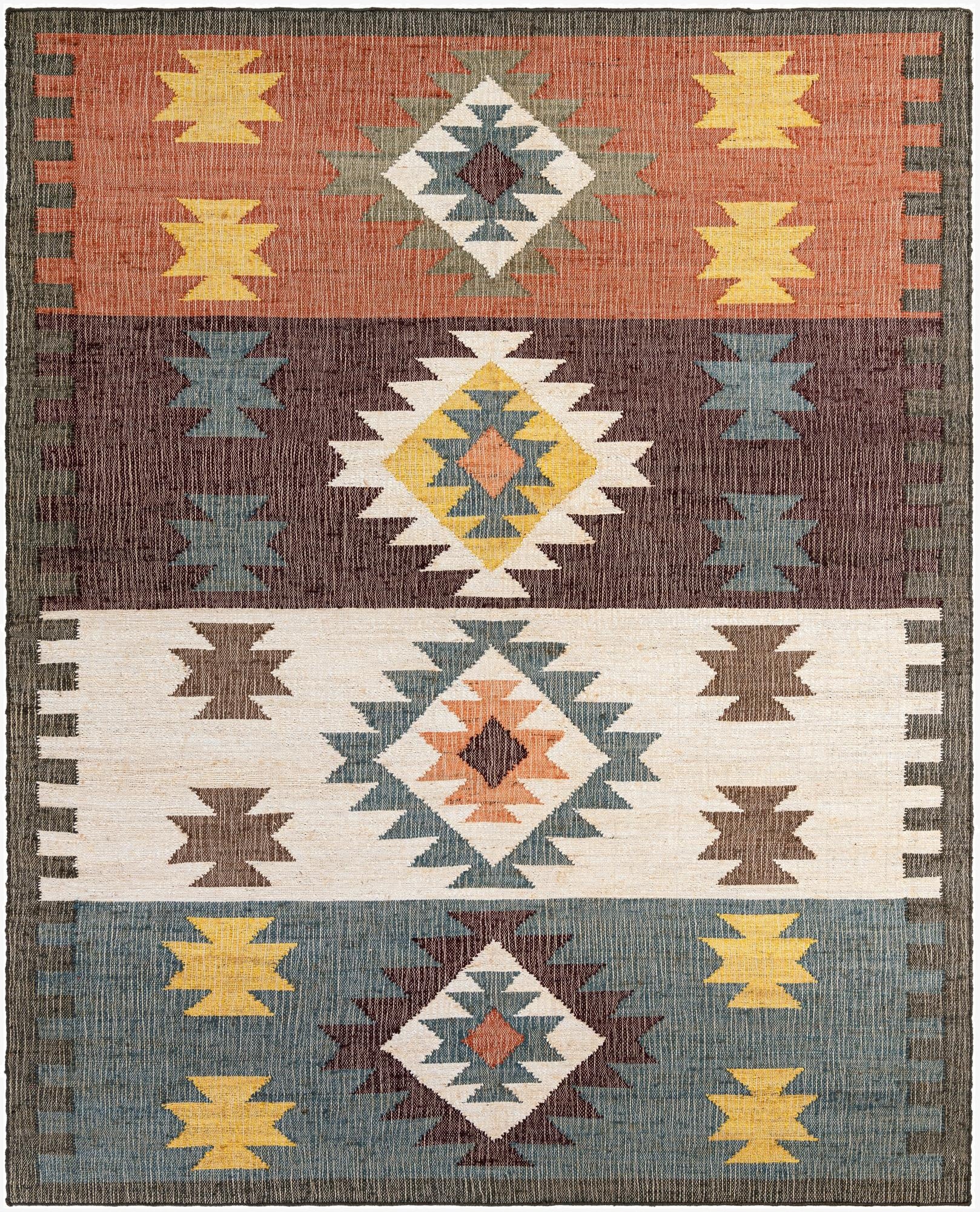 7' 10 x 10'  Hand Woven Kala Handwoven Jute Rug